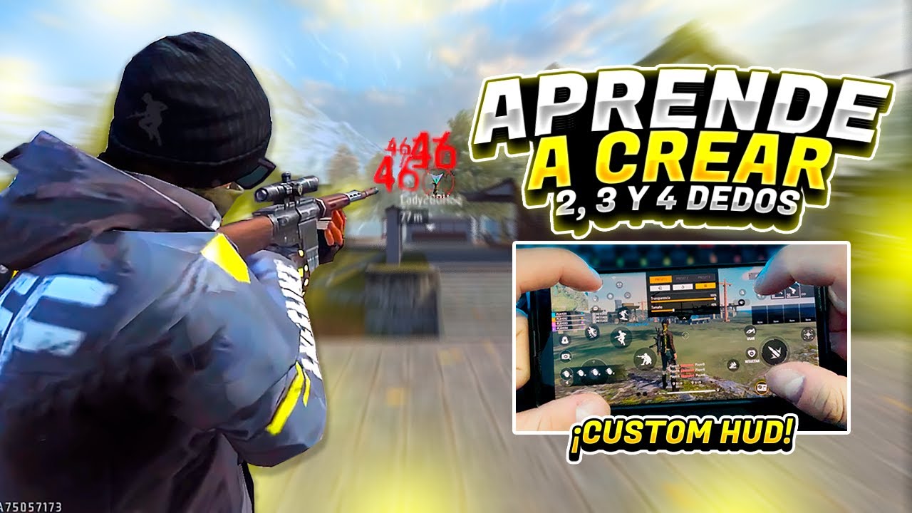 COMO CREAR EL CUSTOM HUD PERFECTO PARA TI!! GUÍA COMPLETA //GLOO SENTADO // TIRO FANTASMA -Free Fire
