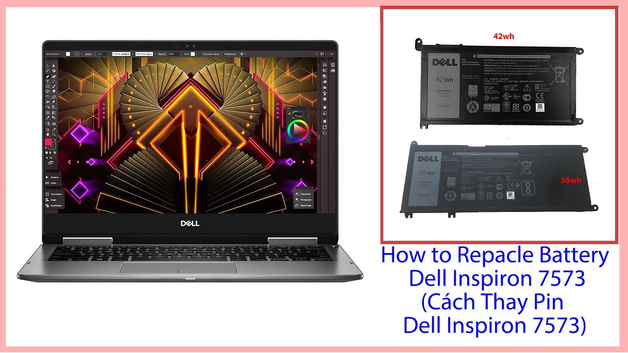How to Repacle Battery Dell Inspiron 7573 (Cách Thay Pin dell Inspiron 7573)
