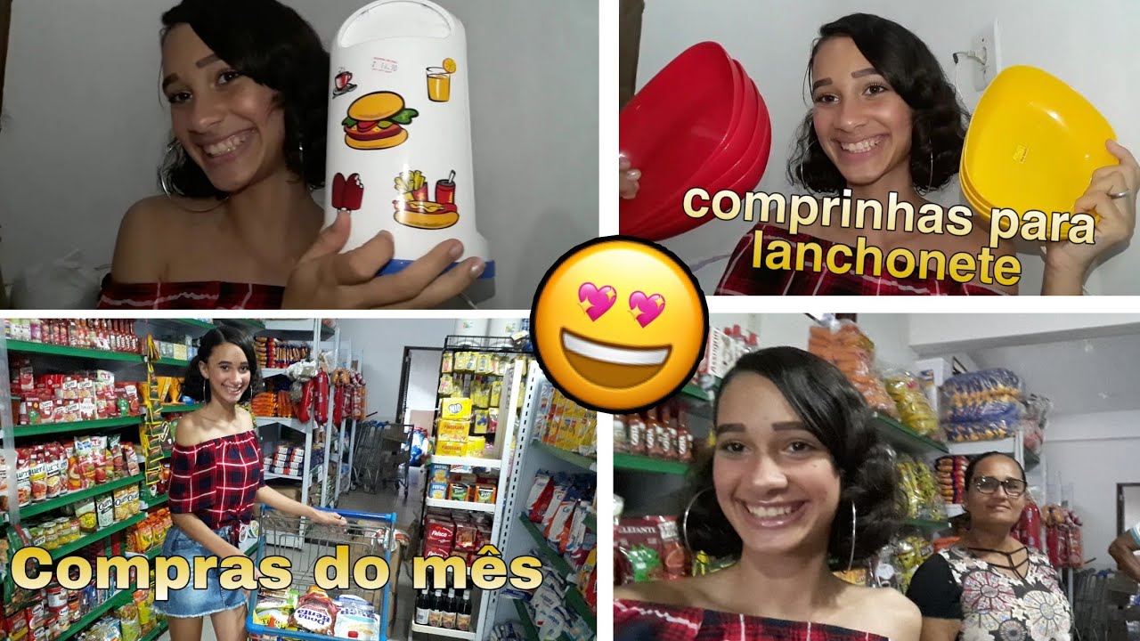 VLOG: COMPRINHAS PARA LANCHONETE, COMPRAS DO MÊS...