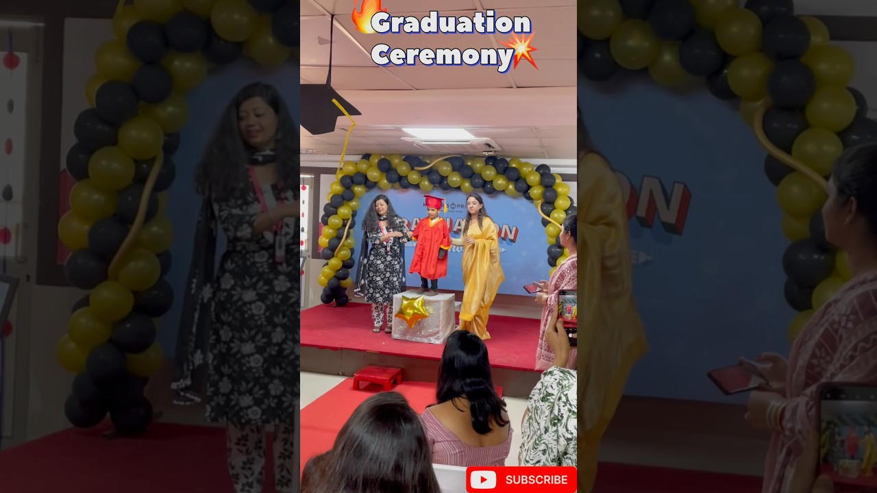 Kindergarten graduation ceremony || Kids graduation day 