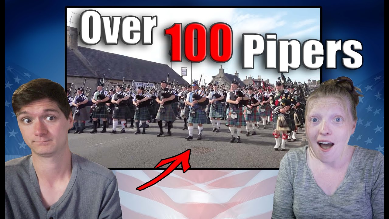 Американцы впервые слышат «Scotland The Brave» на волынке!