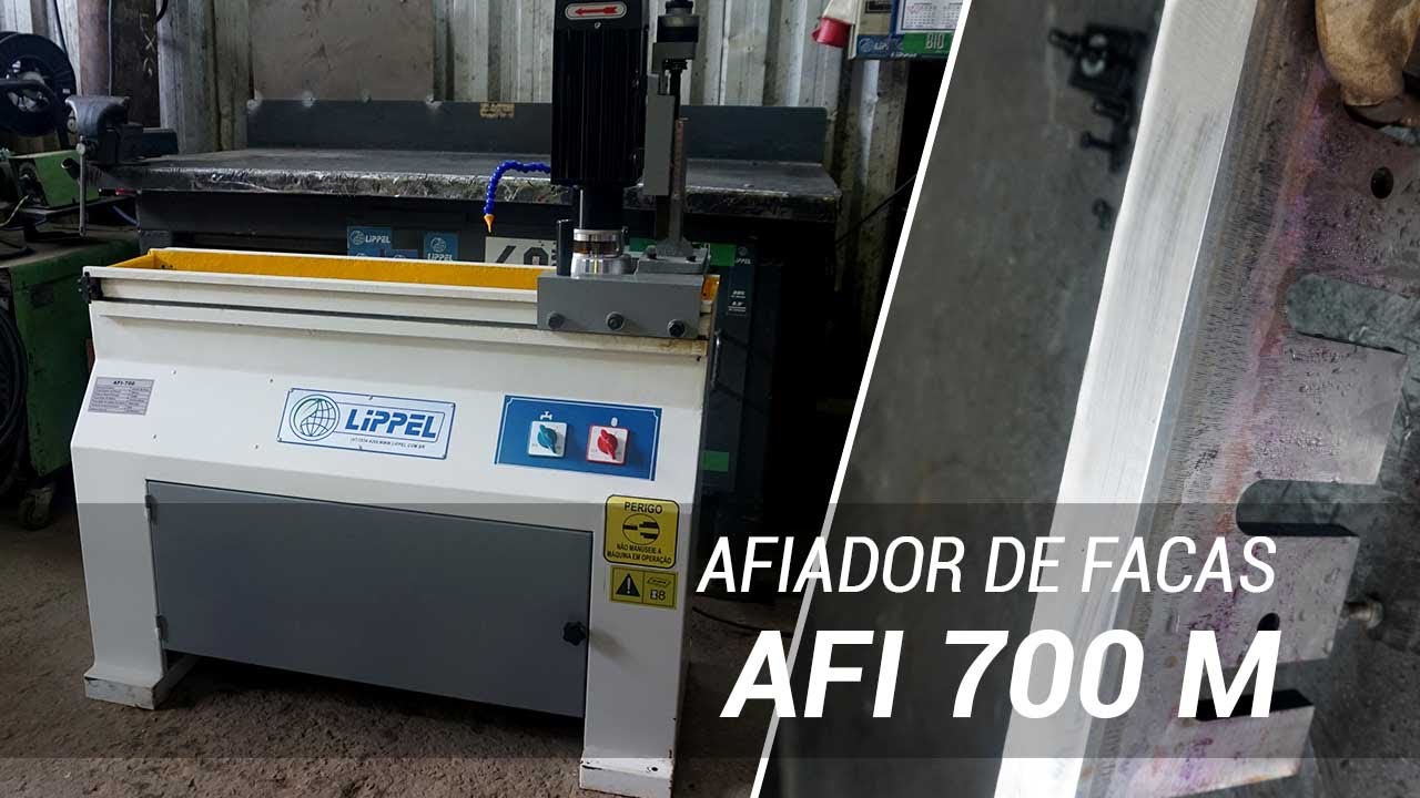 Como usar o afiador de facas industrial - Modelo AFI 700 M