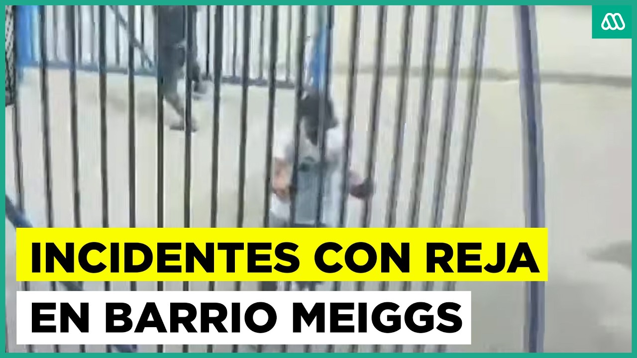 Graves disturbios en Barrio Meiggs: Ambulantes intentaron botar reja