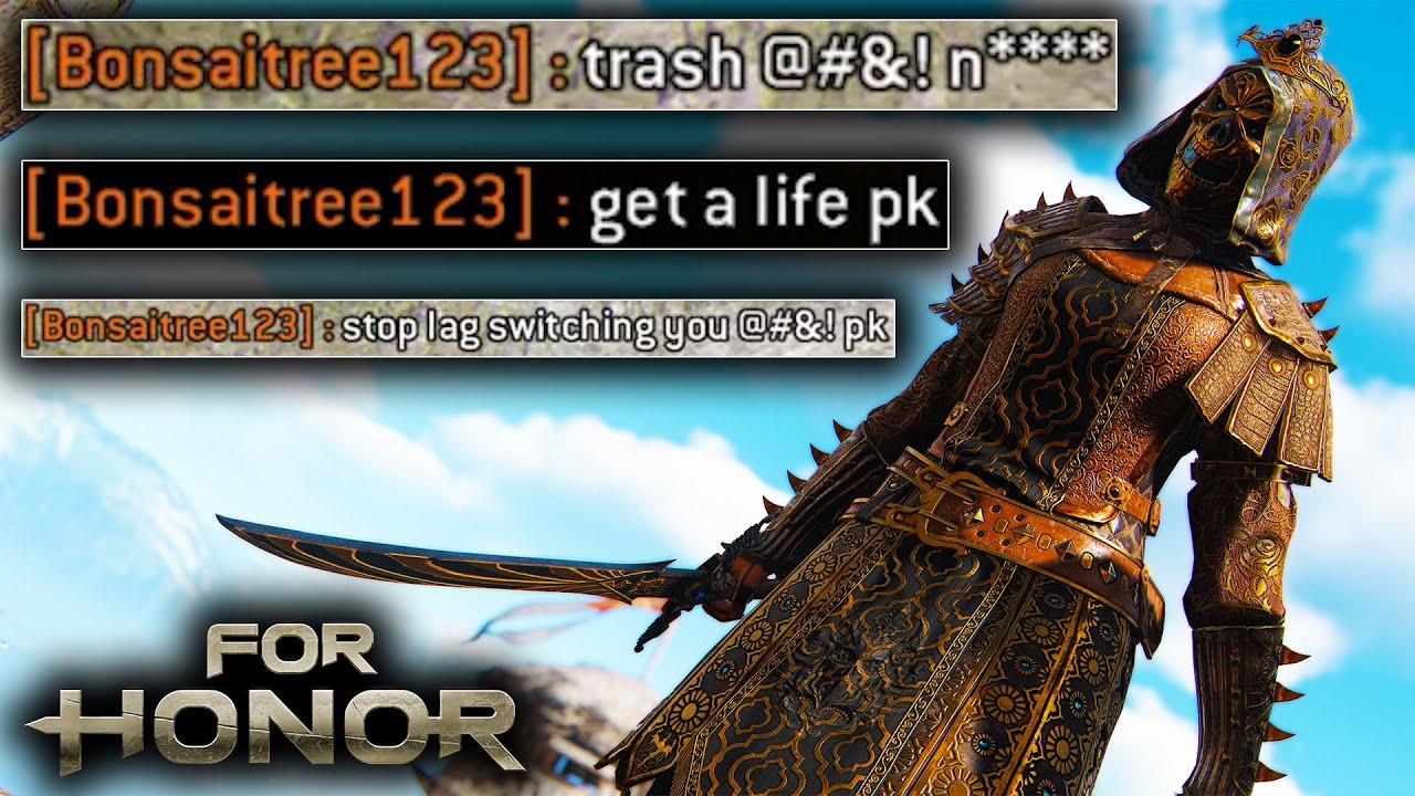 Salty player rages as him & his team get destroyed [For Honor]