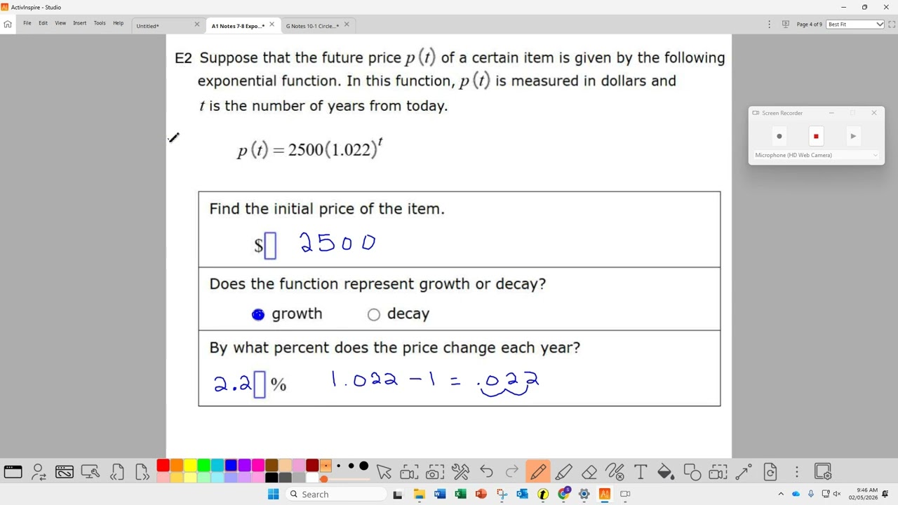 Algebra 1 Notes 7-8