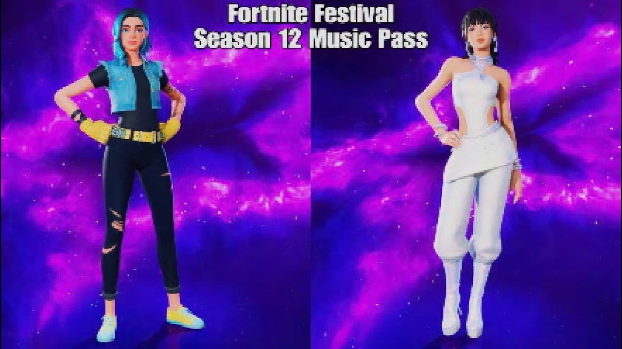 Checking out the Season 12 Starlux Music Pass in Fortnite Festival