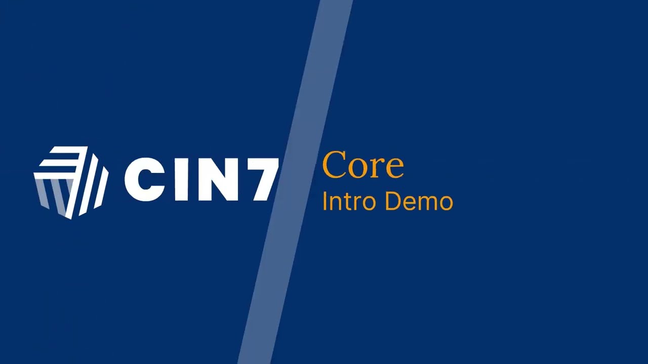 Cin7 Core Intro Demo