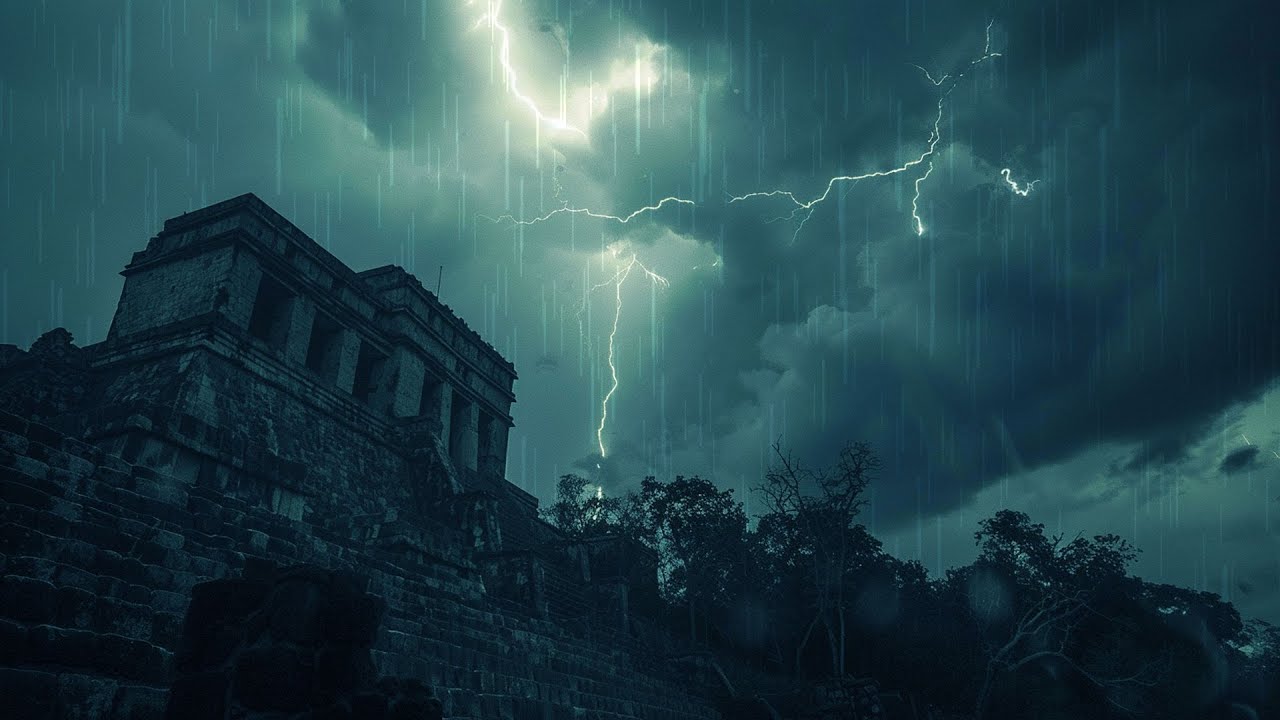 Rain Sounds at Chich&eacute;n Itz&aacute; 🌧️ | Relaxing Nature Ambience in the Ancient Mayan Ruins