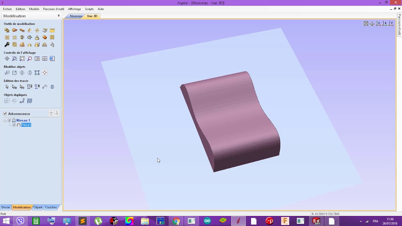 STL Solidworks Aspire