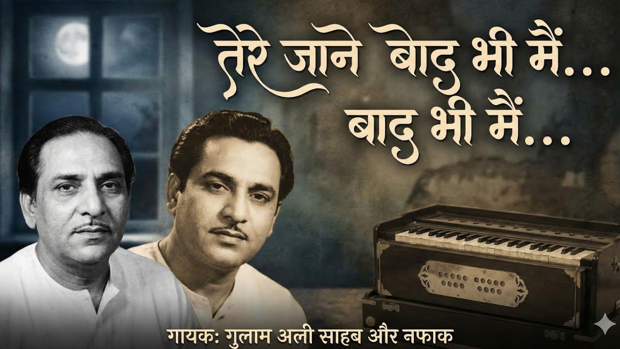 Tere Jaane Ke Baad Bhi – Dard Ki Ghazal | A Ghazal Inspired by Ghulam Ali × Nusrat Fateh Ali Khan