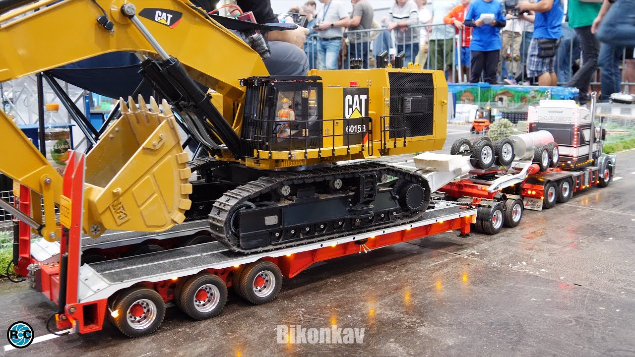 Mega 1/14 scale RC Trucks, RC Heavy Haulage, biggest RC Excavator, RC Earthmoving Equipment