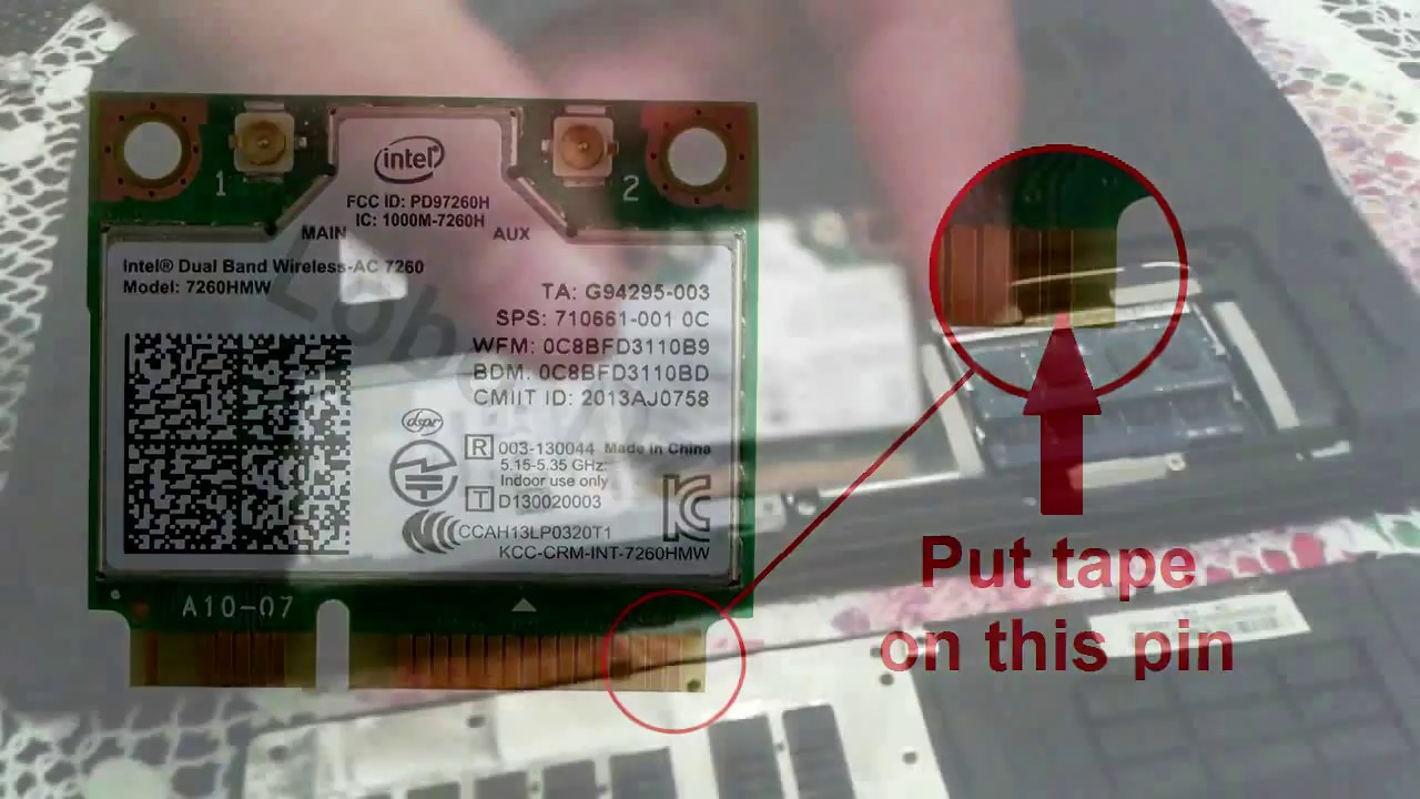 Unboxing & Install Intel-Dual-Band-Wireless-AC-7260