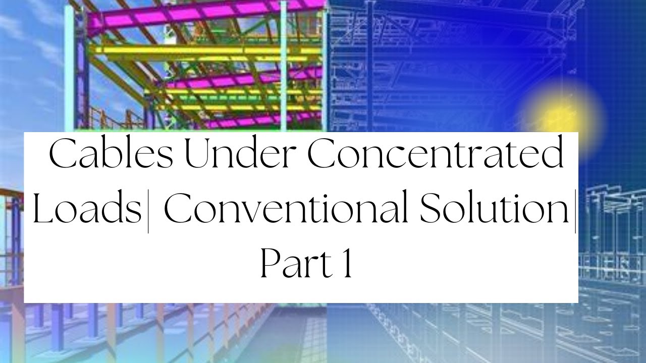 Cables Under Concentrated Loads| Conventional Solution| Part 1