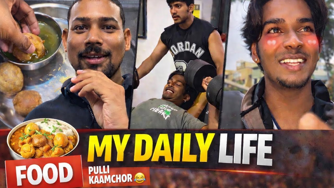 Real daily life without filter – gym grind, street food vibes & crazy moments.💯