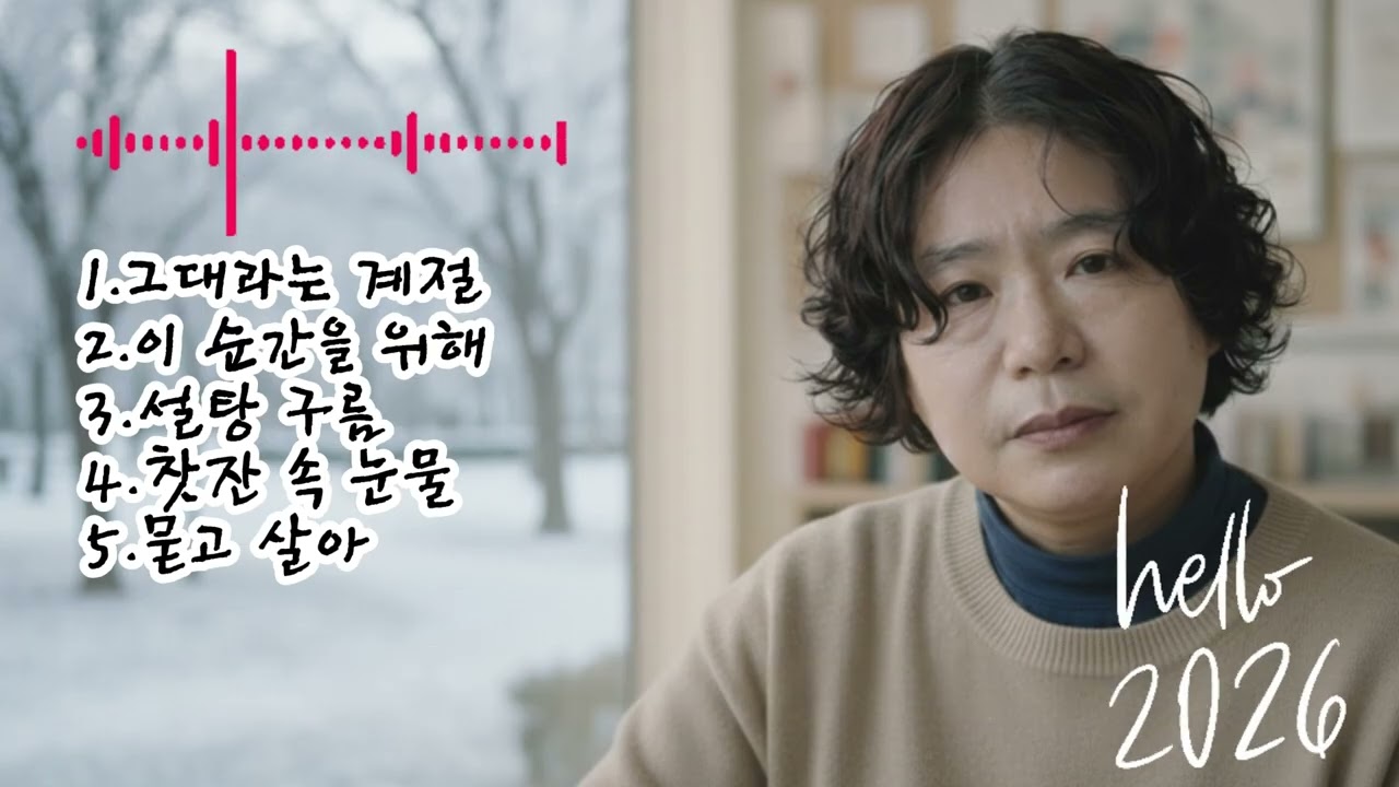 🎶 [77집]베스트 5곡 노래 모음🌟1.그대라는 계절 2.이 순간을 위해3.설탕 구름  4.찻잔 속 눈물5.묻고 살아