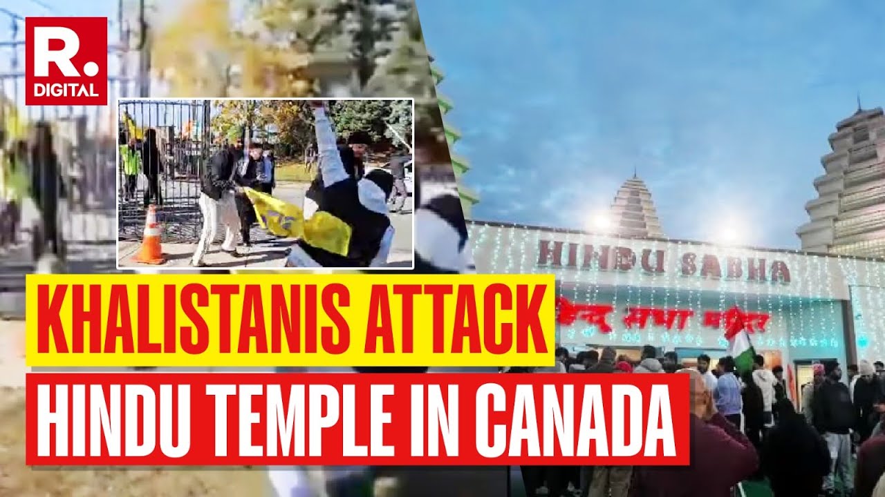 Hindu Devotees Attacked by Khalistani Extremists at Canada Temple, Justin Trudeau Reacts