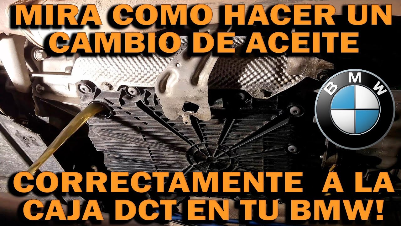 La guía más completa para hacer mantenimiento en tu caja BMW DCT!!