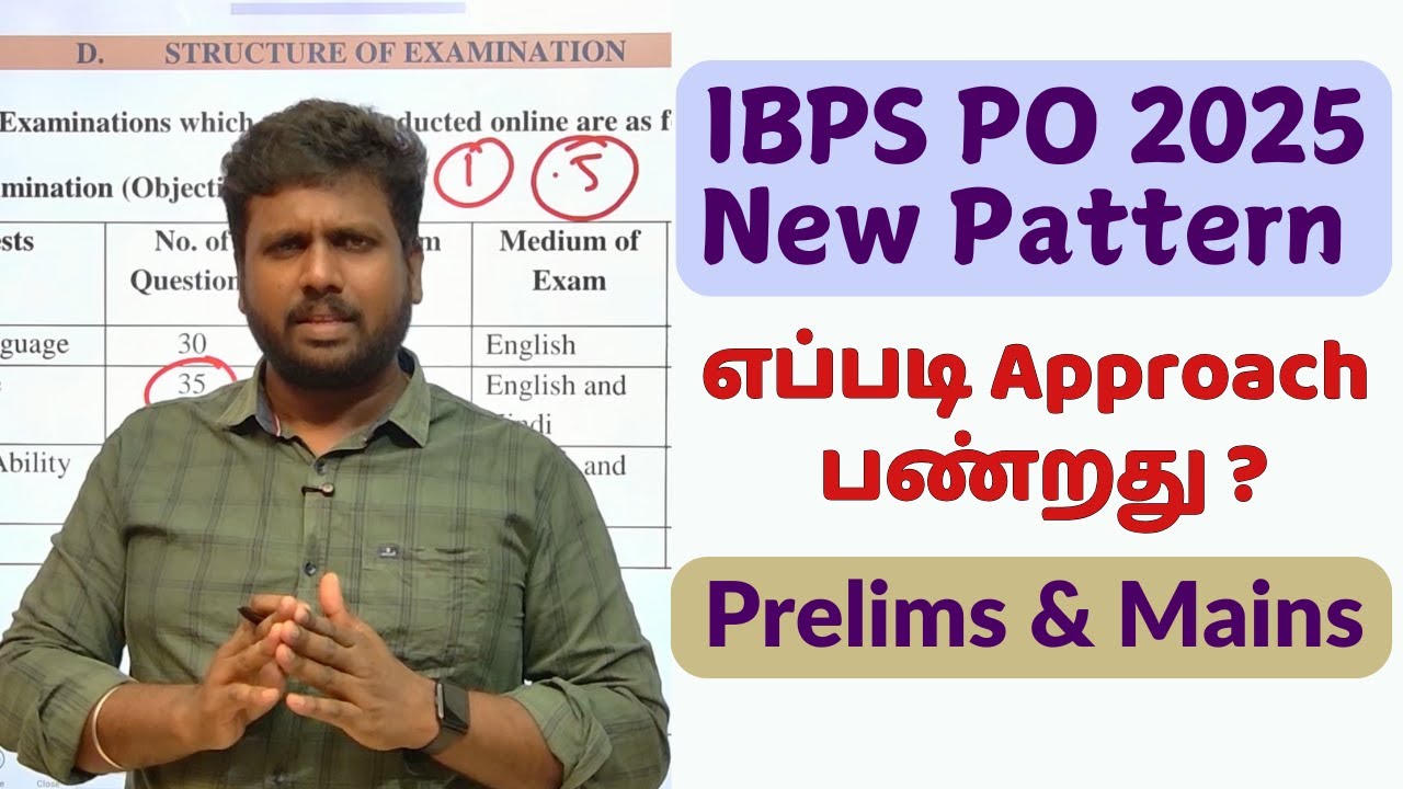 How to Approach IBPS PO 2025 New Pattern? Prelims and Mains Weightage Changed | Bank Exams #ibpspo