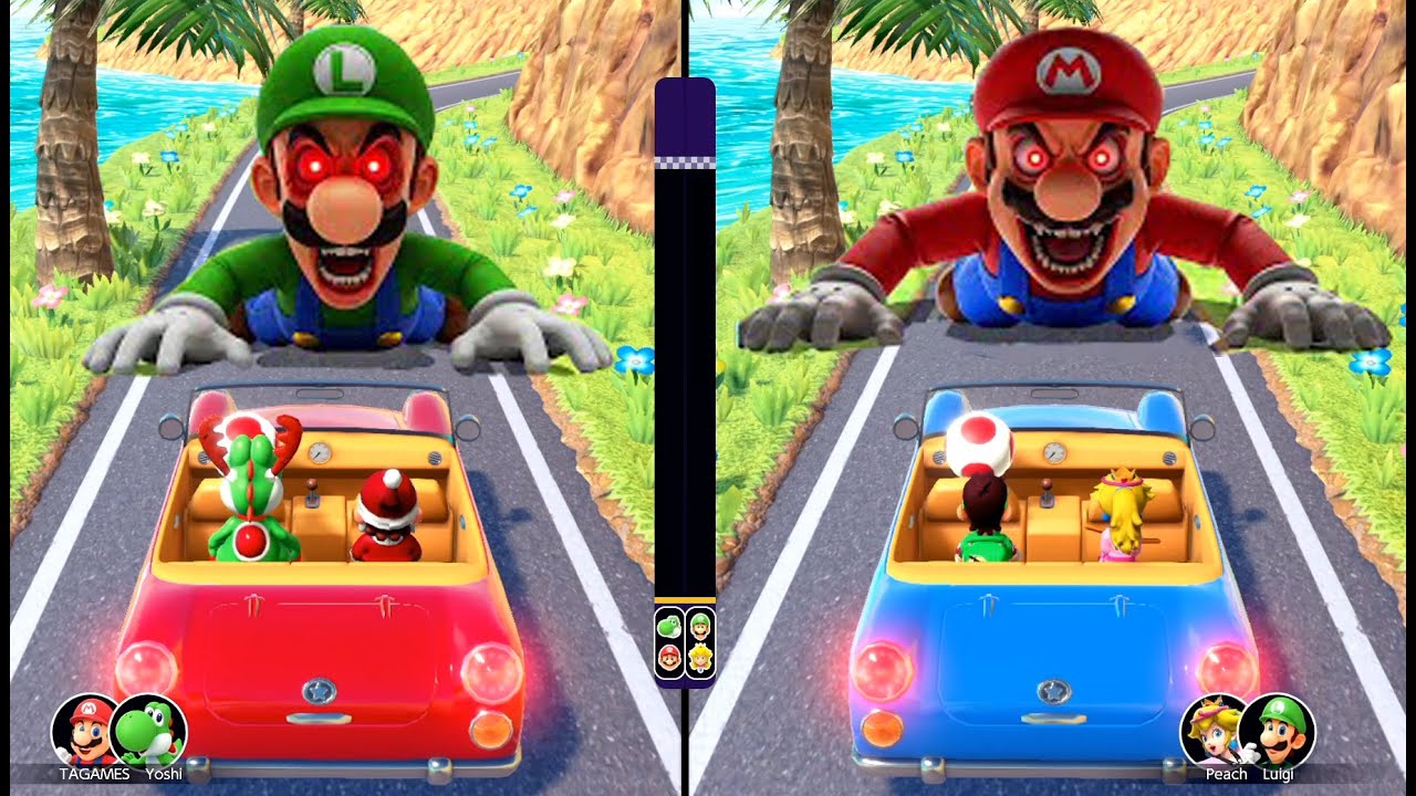 [マリオパーティ スーパースターズ] マリオ vs ヨッシー vs ルイージ vs ピーチ (COM アルティメットマスター)