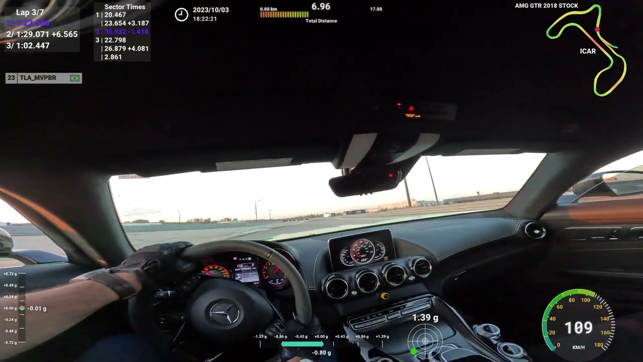 ICAR 2023 - AMG GT R - Track Day Session 4 - 2024 update