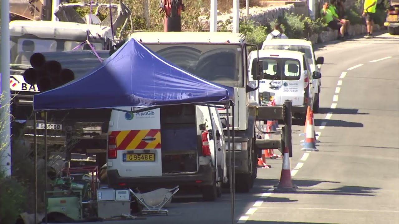Tunnel fire causes rock fall damaging AquaGib and GibElec infrastructure inside Power's Drive Tunnel