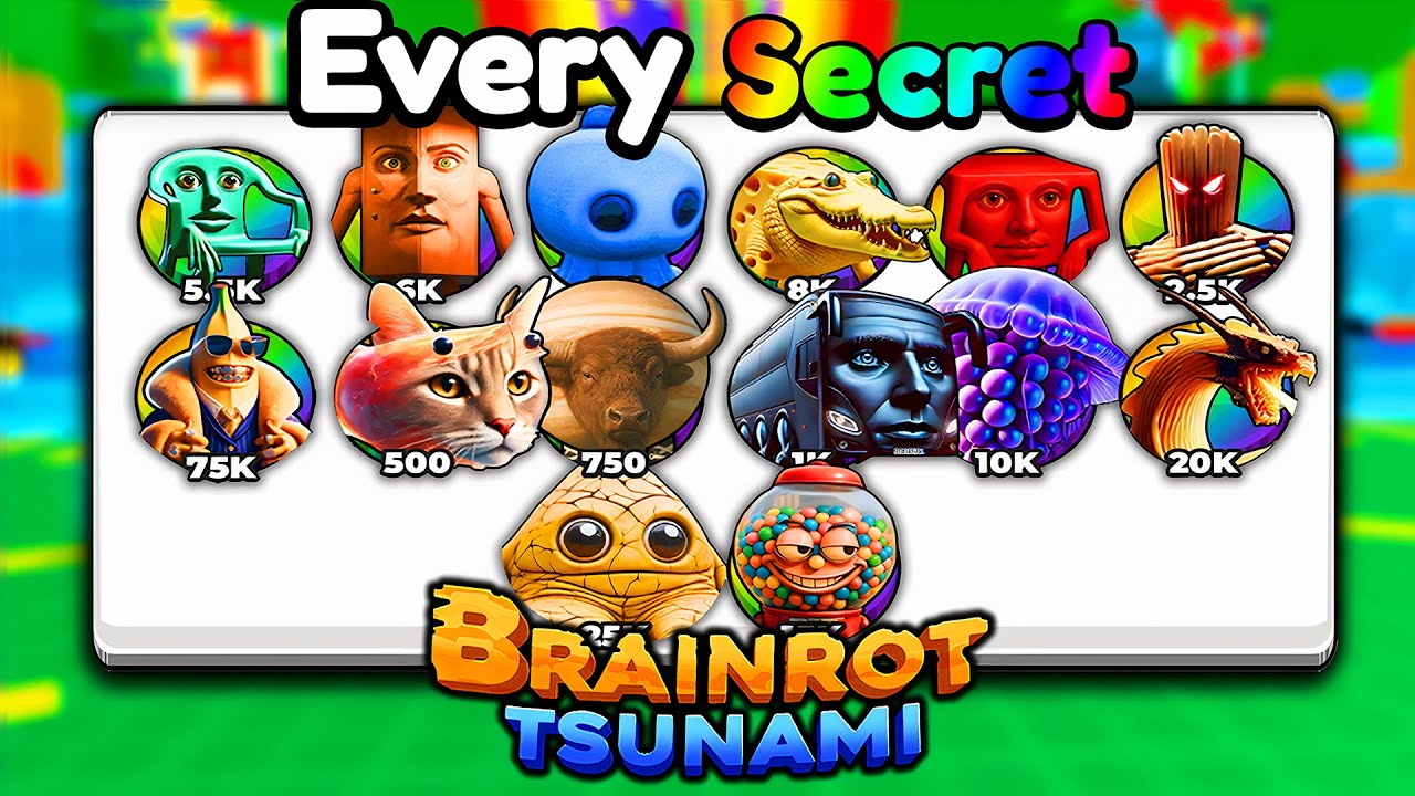 Раскрываем ВСЕ СЕКРЕТЫ в Brainrot Tsunami!
