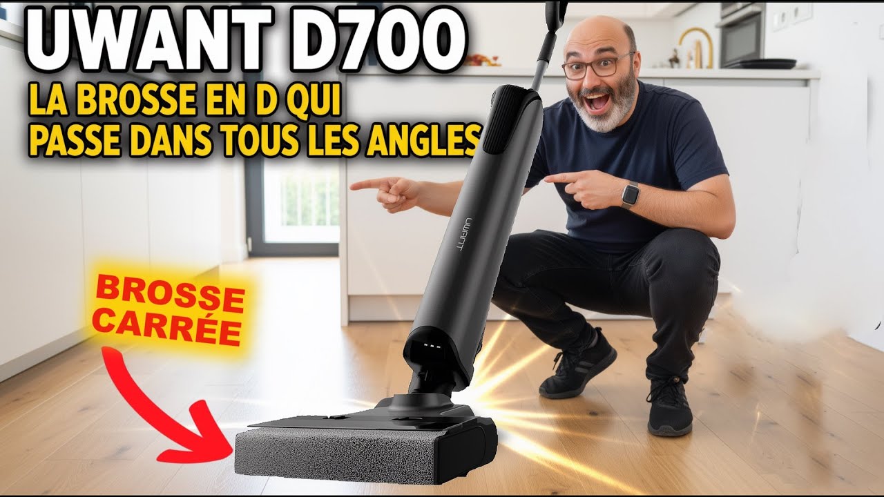 UWANT D700 : une brosse carrée qui passe partout ! Test complet