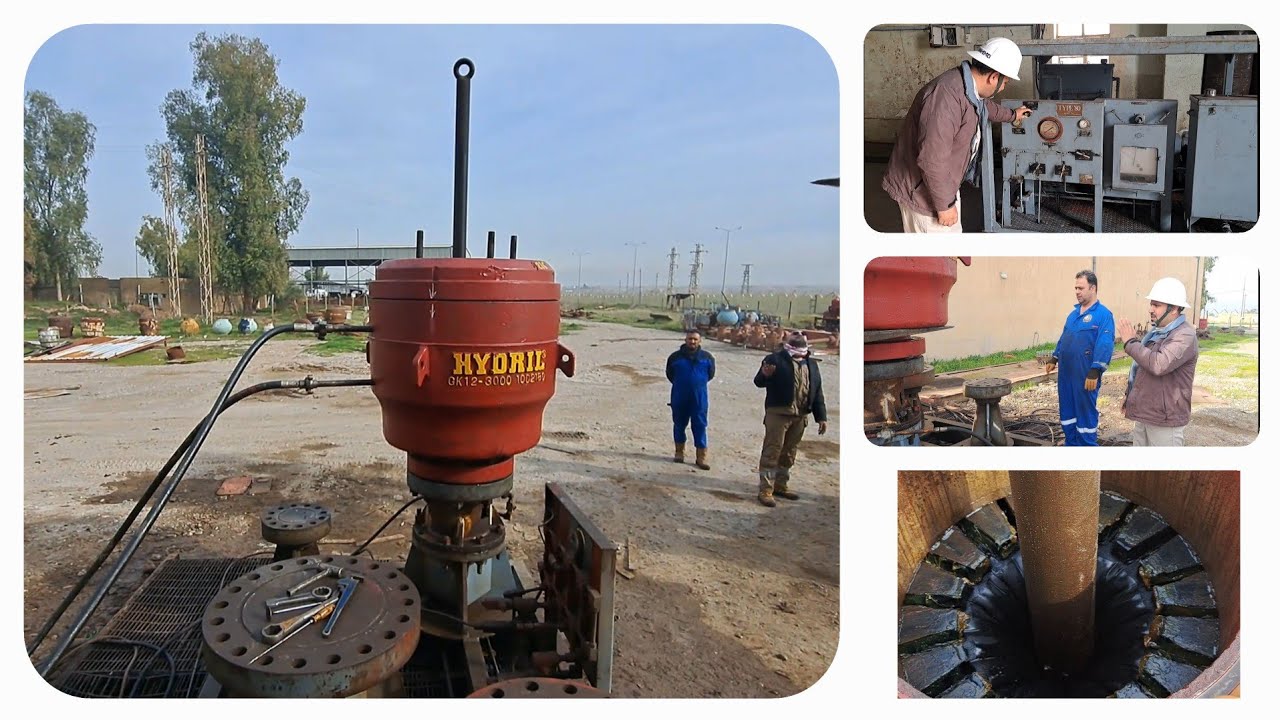 BOP PRESSURE TEST , Acceptance Test , Stump Test ، Annular hydril gk , koomey ، فحص مانعات الاندلاع