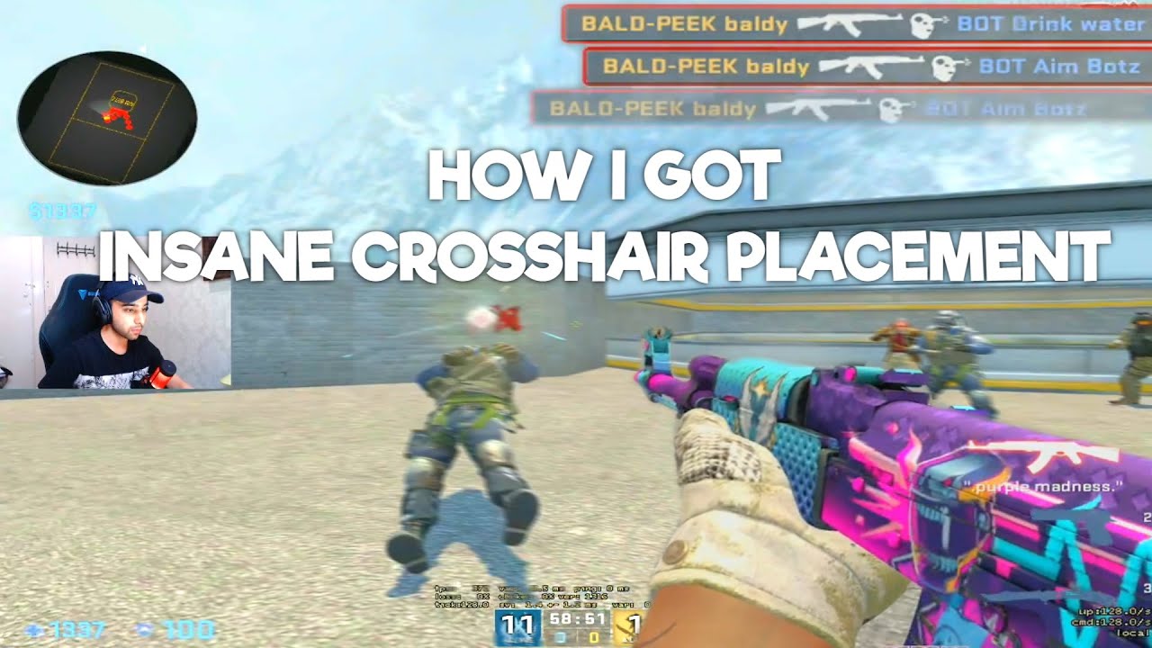 HOW I GOT INSANE CROSSHAIR PLACEMENT