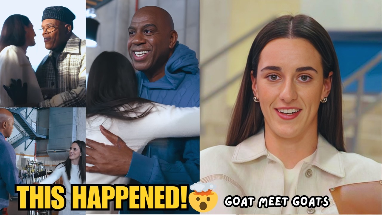 Caitlin Clark Steals the Spotlight with Samuel L. Jackson & Magic Johnson in Epic Crossover Moment!