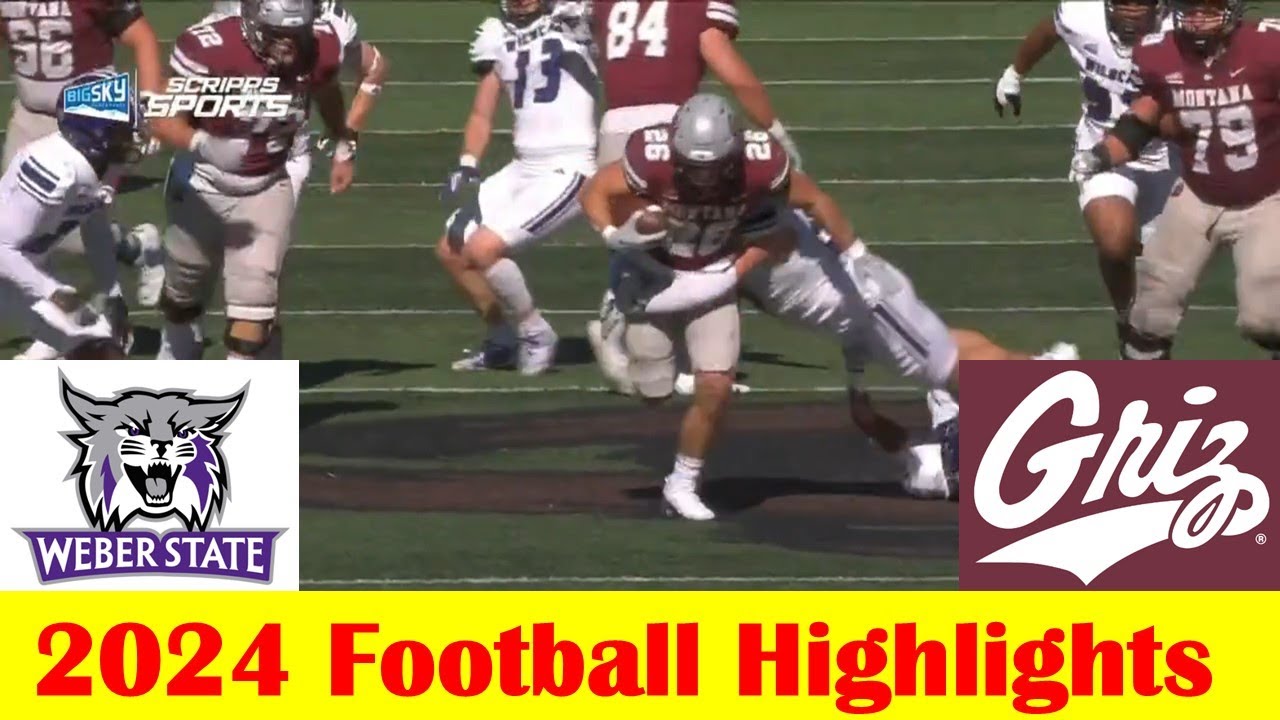 Weber State vs Montana Football Game Highlights 10 5 2024