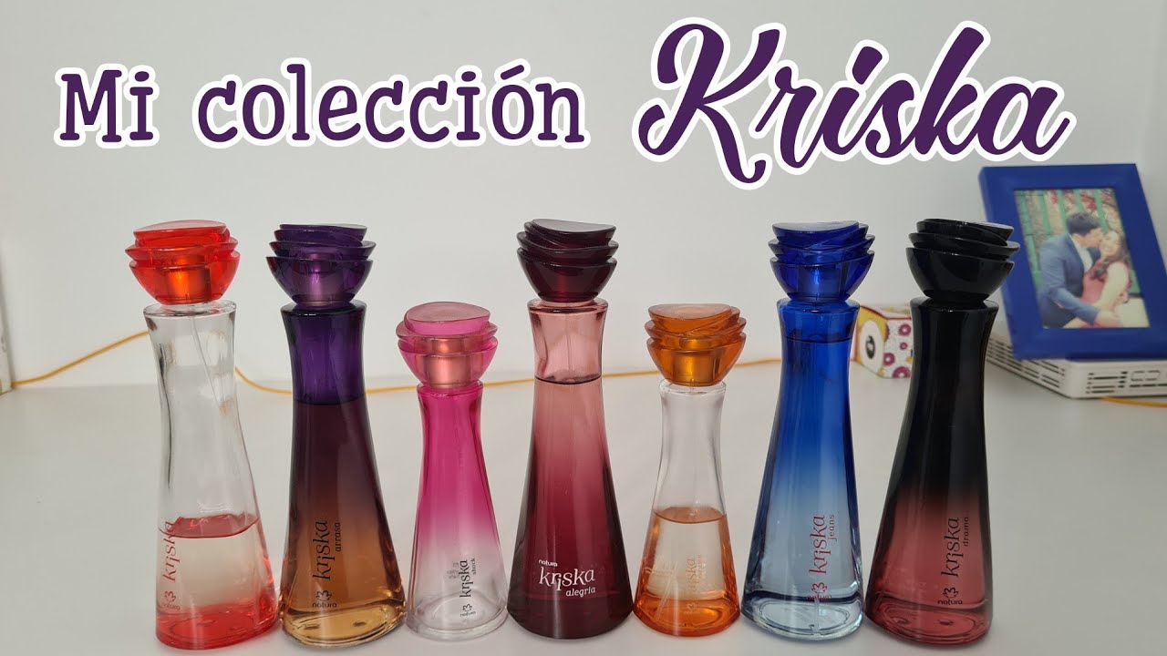 Mi colección de perfumes Kriska de Natura 🧡 cual me gusta más 🧐