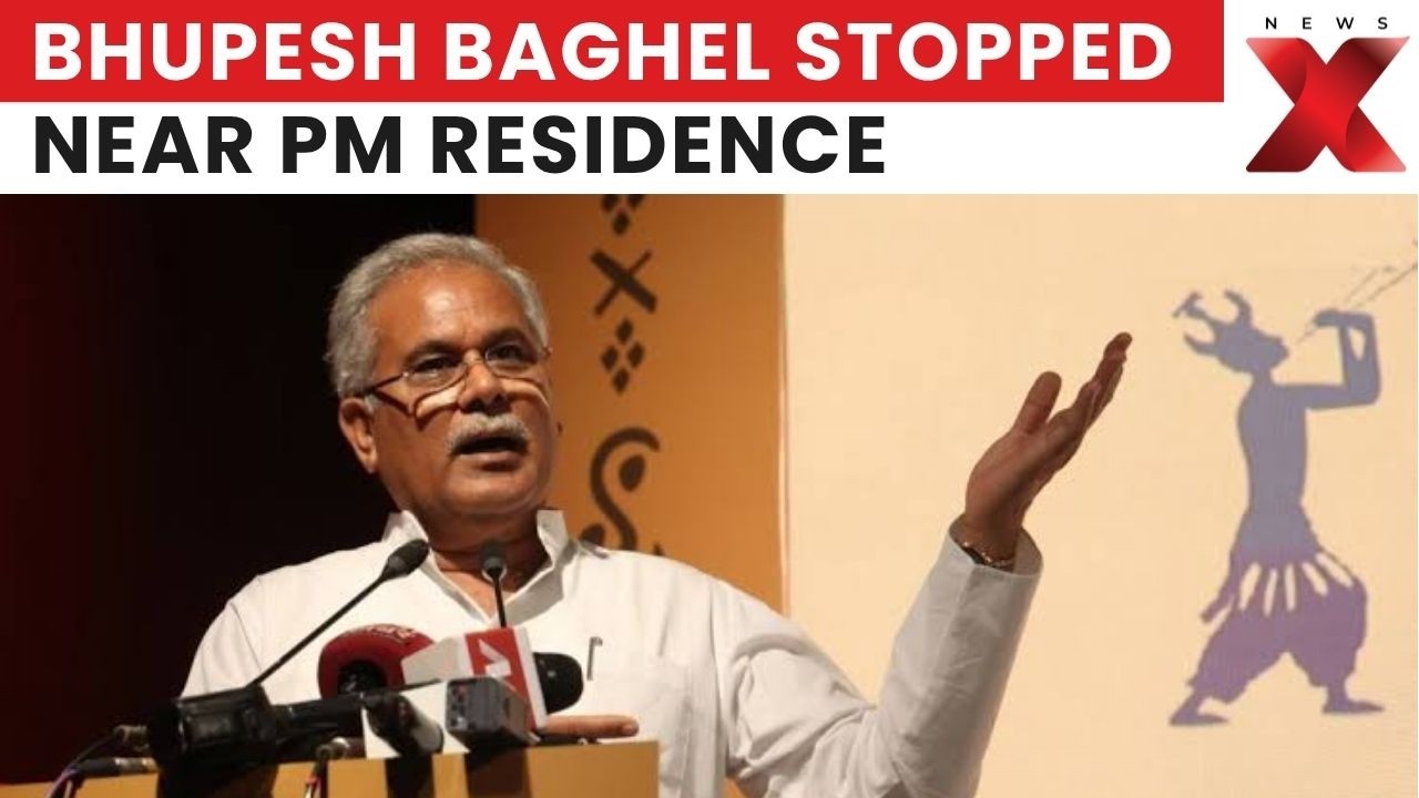 Massive Twist! Delhi Police Halt Bhupesh Baghel Near PM Residence Protest