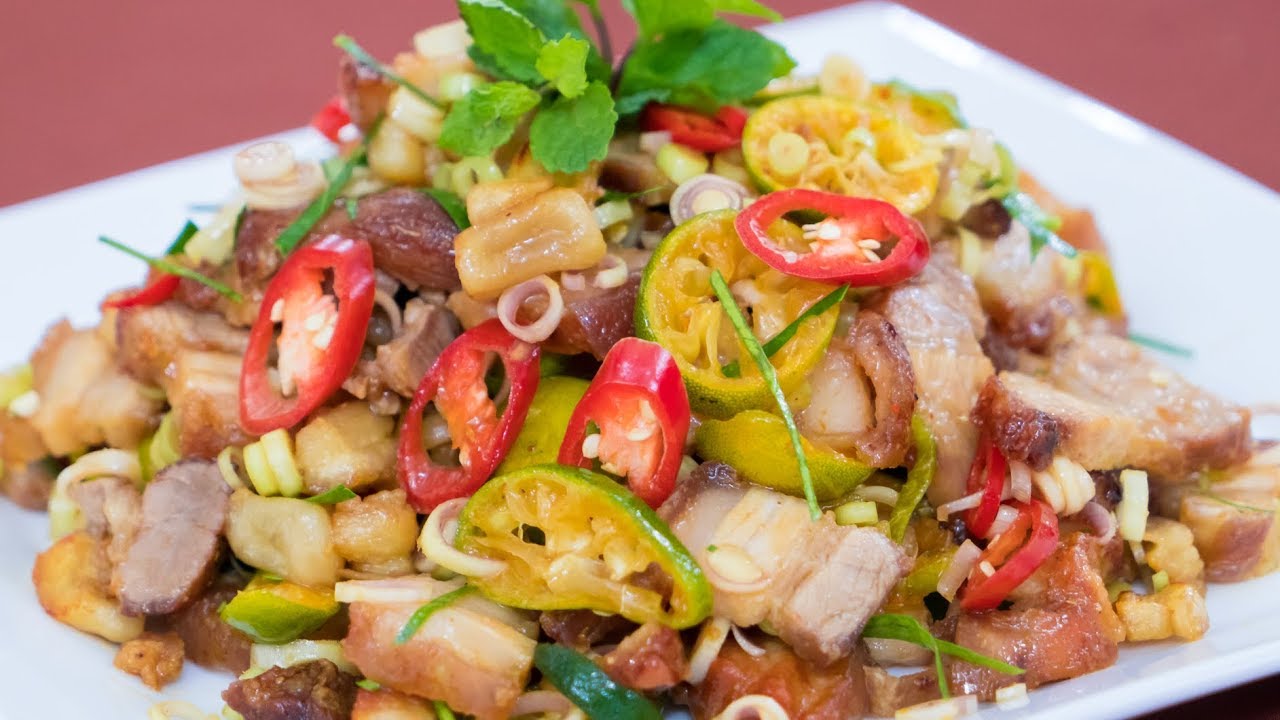 Cách làm THỊT LẮC SẢ TẮC chua cay chảy cả nước miếng BY CÔ BA