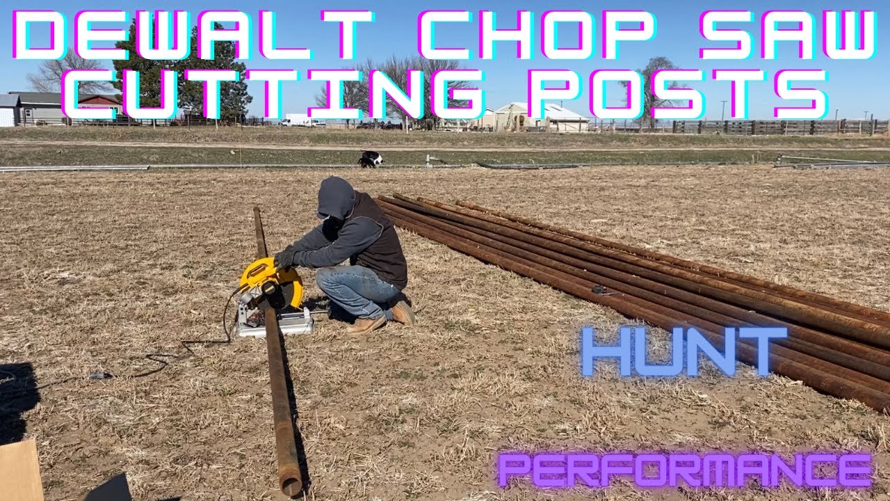 Corral Fence Part 1- DeWalt Chop Saw unboxing