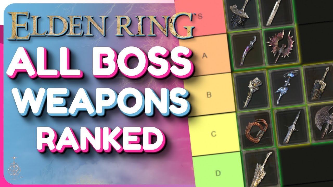 Elden Ring ALL BOSS Weapons Ranked! - Which Remembrance Weapon Is Best?