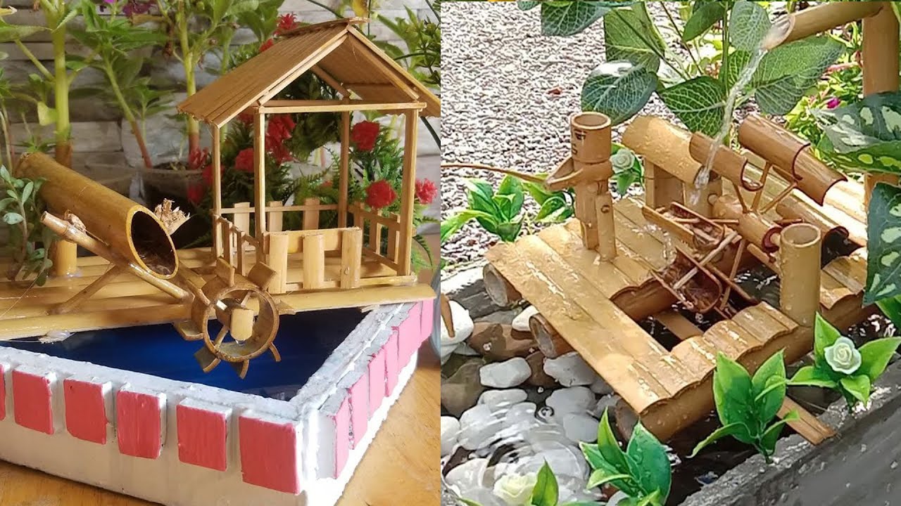 Best Ideas How to Make Bamboo Fountain | Bamboo Water Fountain | DIY