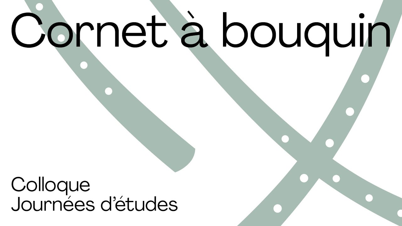 Cornet à bouquin - Colloque Journées d'études | Zinknet