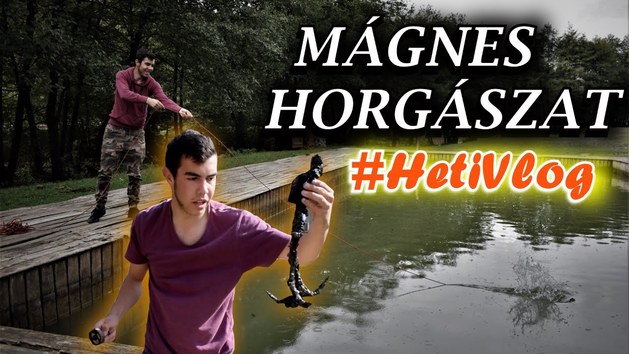 MÁGNES HORGÁSZAT: Mit rejtenek a kutak? Nálatok jártam.  #HetiVlog