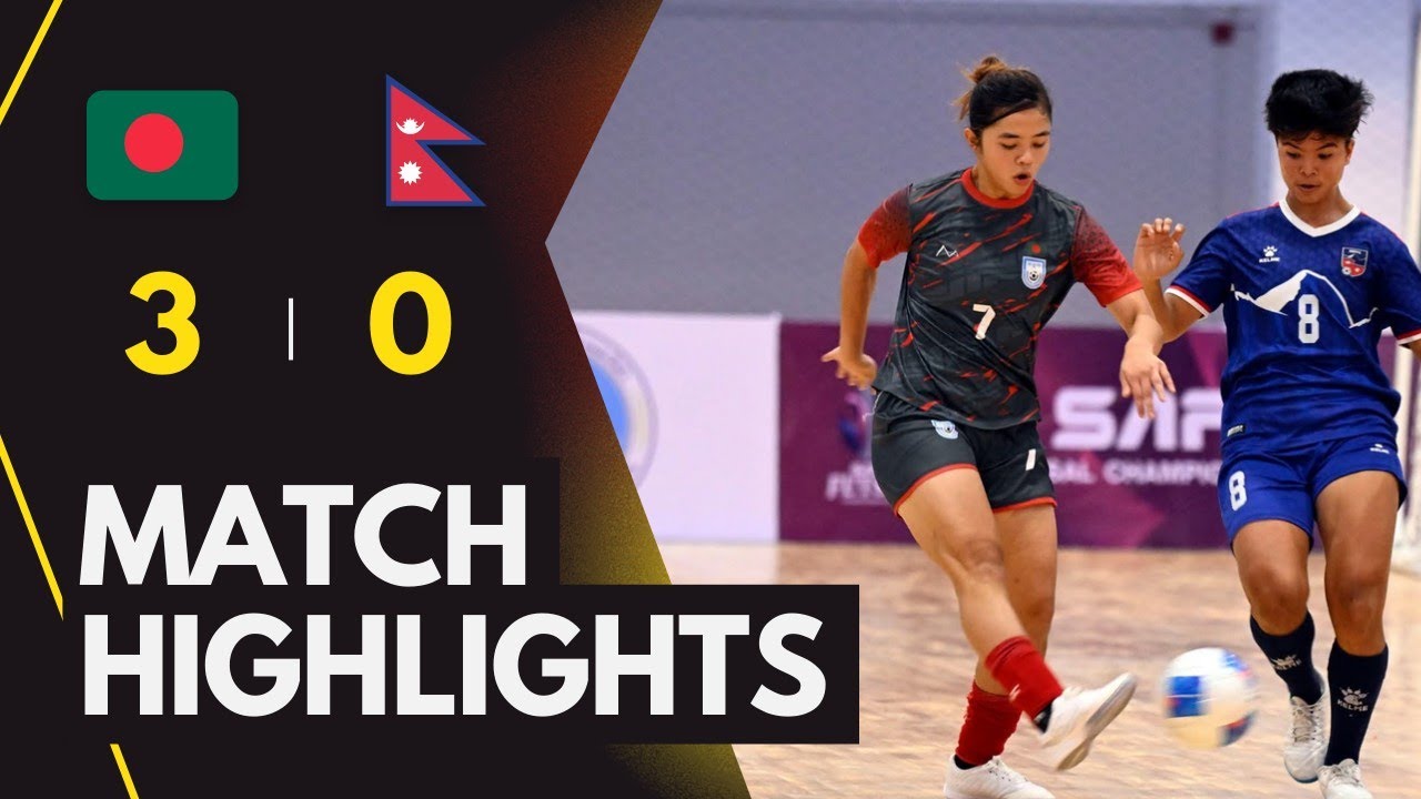 Bangladesh Vs Nepal Women's SAAF Futsal Championship match Highlights || SAAF Futsal 2026 ||