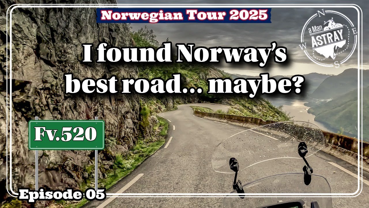 Motorcycle Tour of Norway 2025: The most scenic road in Norway