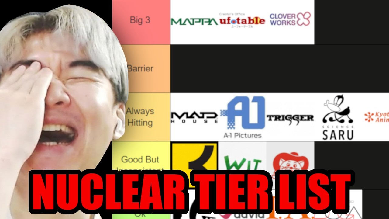 This Anime Studio Tier List MADE EVERYONE CRASH OUT 😭😭