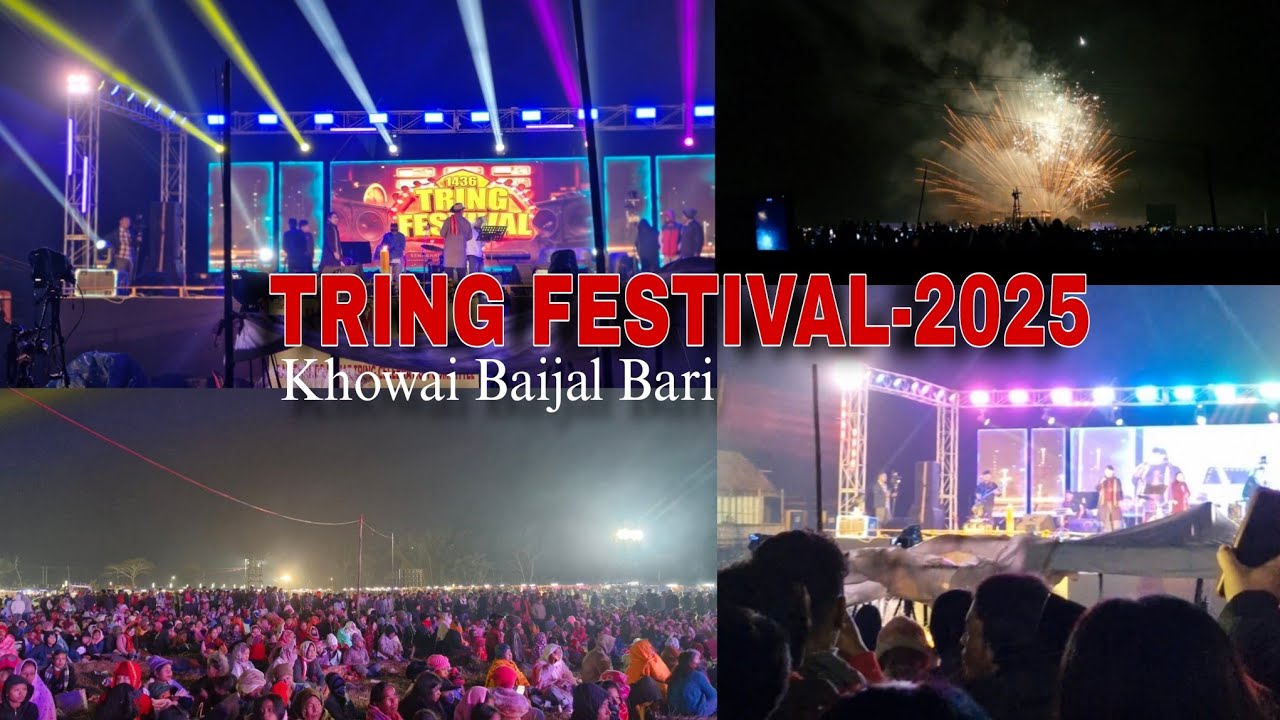 Tring festival-2025 | Baijal bari khowai | Tripura |State level bisi kwtal palaimni