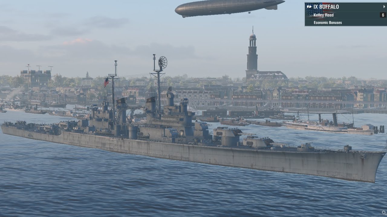 World of Warships: 12 gun USS Buffalo