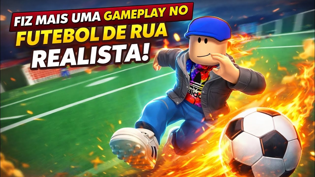FIZ MAIS UMA GAMEPLAY INSANA NO FUTEBOL DE RUA REALISTA!!!
