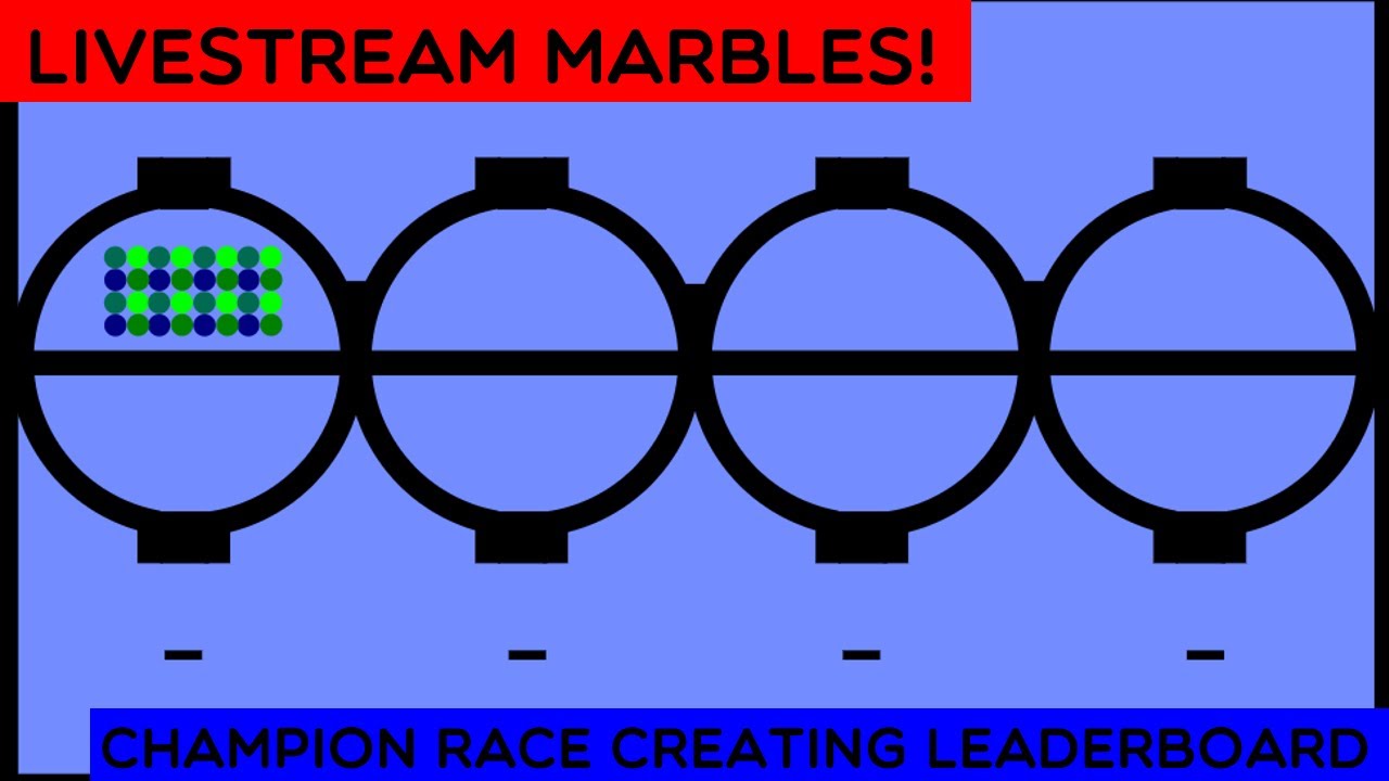 Livestrem Marbles! Champion Race Creating Leaderboard