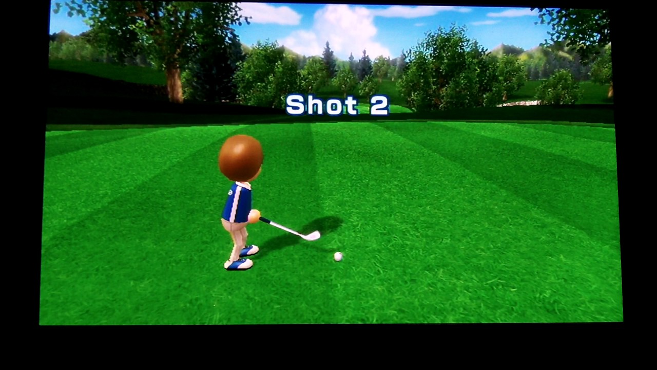 Wii Sports Resort Golf- 18 Holes (My record: -23)