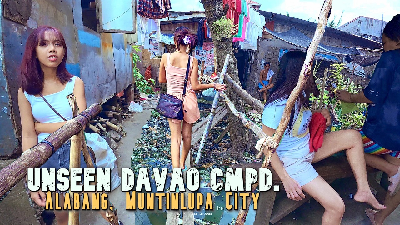 Inside Davao Compound’s Hidden Reality — Unseen Slum Life in Alabang, Muntinlupa | [4K] 🇵🇭