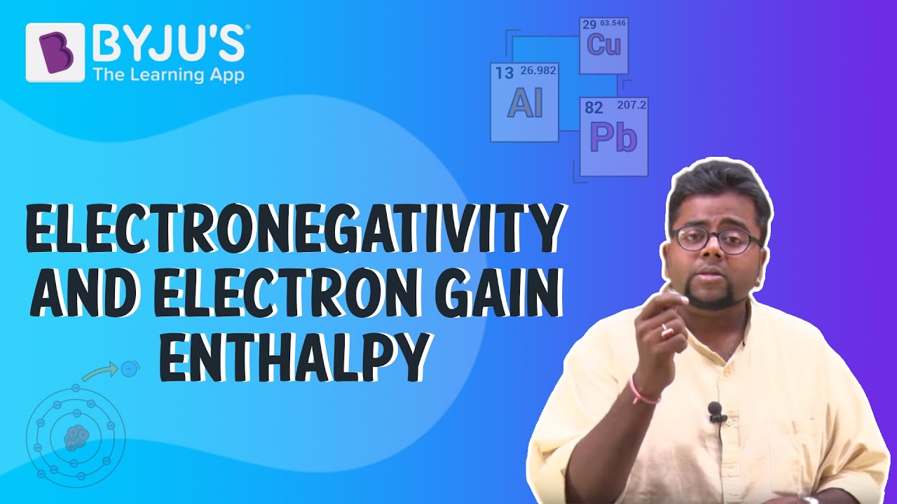 Electron Gain Enthalpy - Periodic Table | Learn with BYJU'S