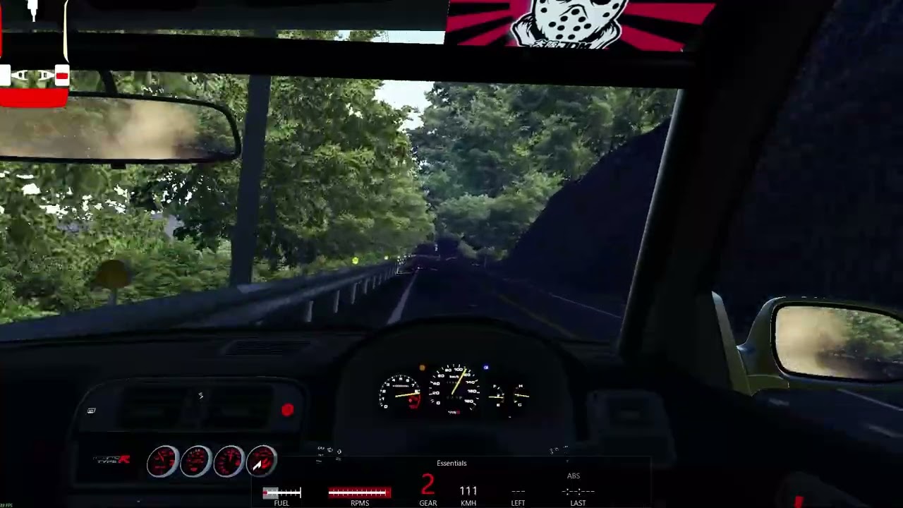 PURE DRIVING ASMR | CIVIC EK9 SIR - MT AKINA DOWNHILL | #assettocorsa